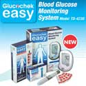 Glucocheckeasy เครื่องตรวจเบาหวาน ตรวจน้ำตาลในเลือด